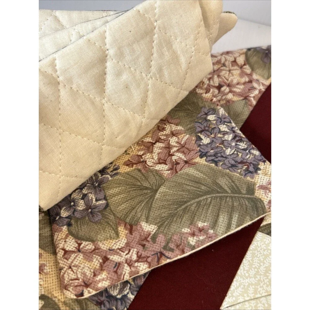 Beautiful Made Folded Star Placement & Coaster Farmhouse Cottage Core Ruth Flaud